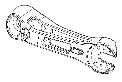[mm-dt-arm-front-right-storm-mechanical] Arm Front Right (Brazo Delantero Derecho compatible for Minimotors Dualtron Storm