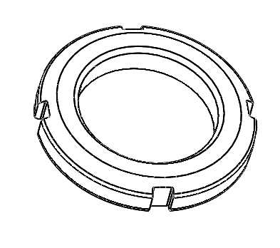 BEARING ROUND NUT for Minimotors DUALTRON STORM / DUALTRON STORM UP / DUALTRON STORM LTD / DUALTRON SPIDER II / DUALTRON VICTOR / DUALTRON VICTOR LUXURY