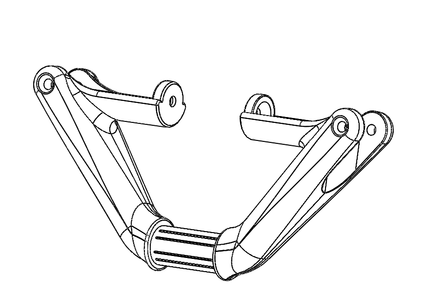Folding Handle Body (Cuerpo Manilla Plegable) compatible for Minimotors Dualtron Storm