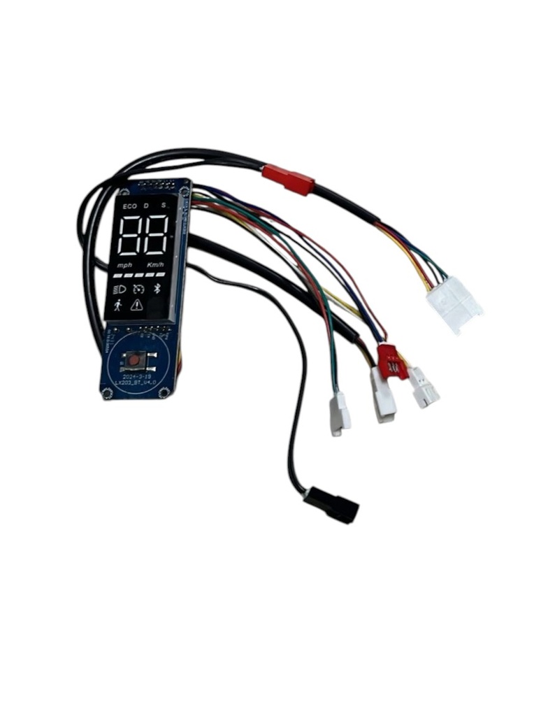 Dashboard with bluetooth  (Tablero con bluetooth con intermitentes) for Inmotion C1 PRO Version with turn signals