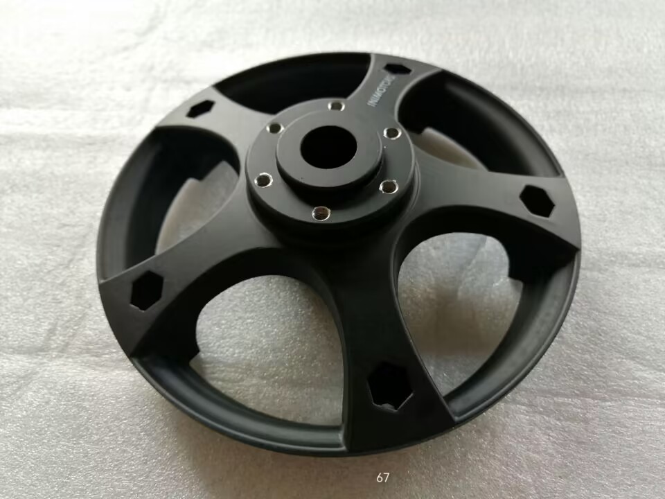 Front wheel single side with disc brake holes (Rueda delantera lado único con agujeros de disco) Dualtron Togo Limited