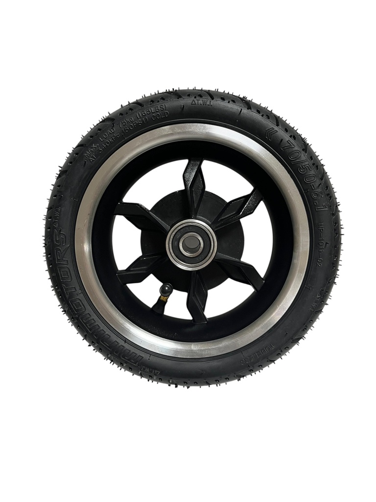 Front wheel with self-sealing tire(Rueda delantera con neumático autosellante) Dualtron Dolphin