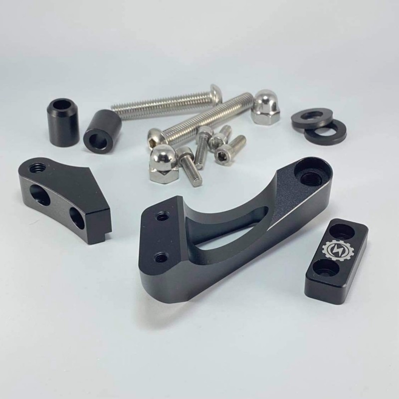 "KEN SONKEN ENGINEERING" STEERING DAMPER FIXING KIT (KIT DE FIJACIÓN DEL AMORTIGUADOR DE DIRECCIÓN) NAMI Burn-e Viper