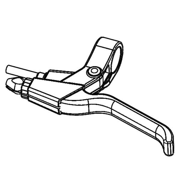 Left Brake (Maneta de freno izquierda) Assembly for Minimotors