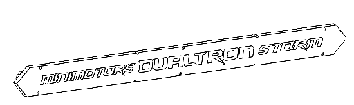 [mm-dt-storm-side-led-cover-dualtron] Side Led Cover (Cubierta Led Lateral) compatible for Minimotors Dualtron Storm