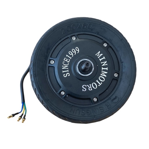 [mm-dt-front-motor-raptor2] Front motor with solid tire DT Raptor 2 (Motor delantero con neumático solido) 