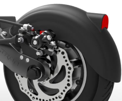 [Rear-Mud-Cover-Minimotors-New-Dualtron-MX-1.5] Rear Mudguard Mud Cover (Guardabarros trasero) Minimotors New Dualtron MX 1.5